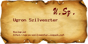 Ugron Szilveszter névjegykártya
